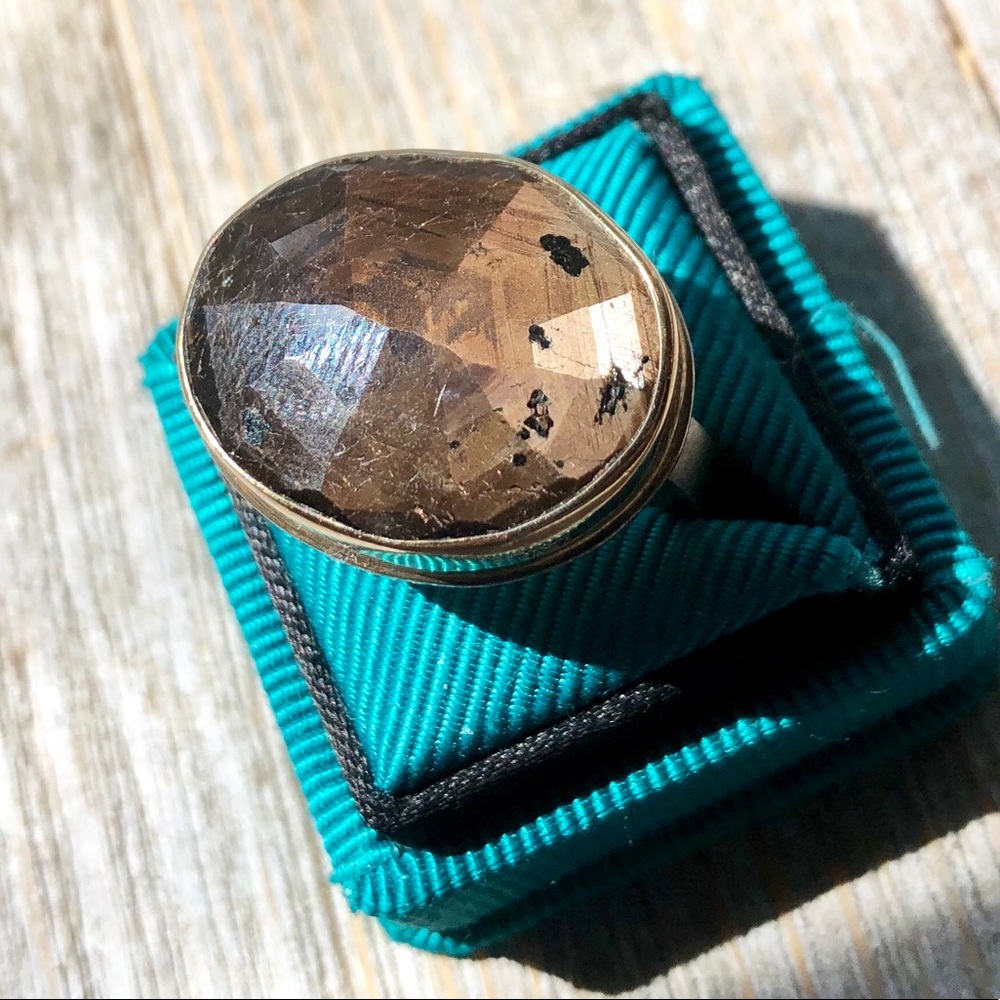 Jamie Joseph Brown Sapphire Ring